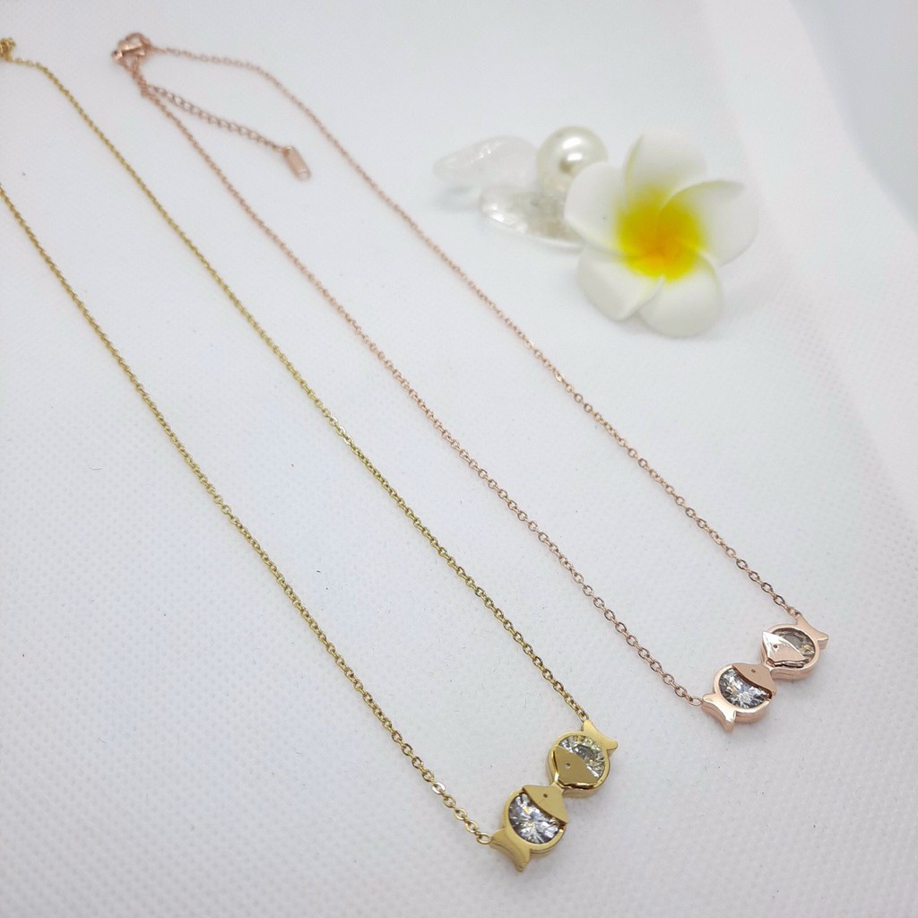 DÂY CHUYỀN TITAN CAO CẤP HÌNH CÁ CUTE