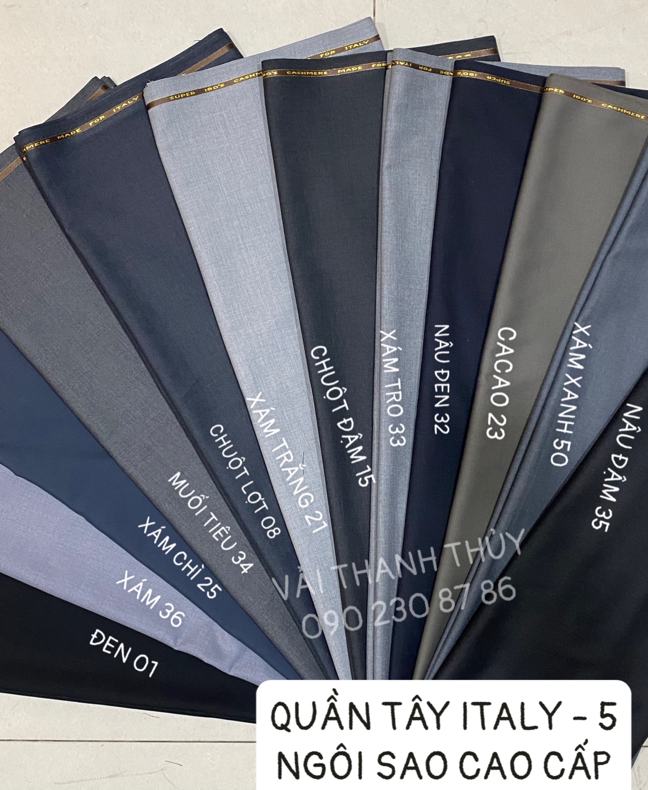VẢI QUẦN TÂY NAM  - CO GIÃN - CAO CẤP