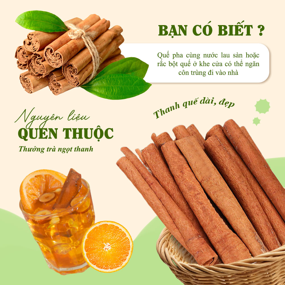 Quế thanh cạo vỏ 1kg, quế thanh đẹp 8cm, cay, thơm, pha trà, gia vị nấu ăn, trang trí, xông nhà