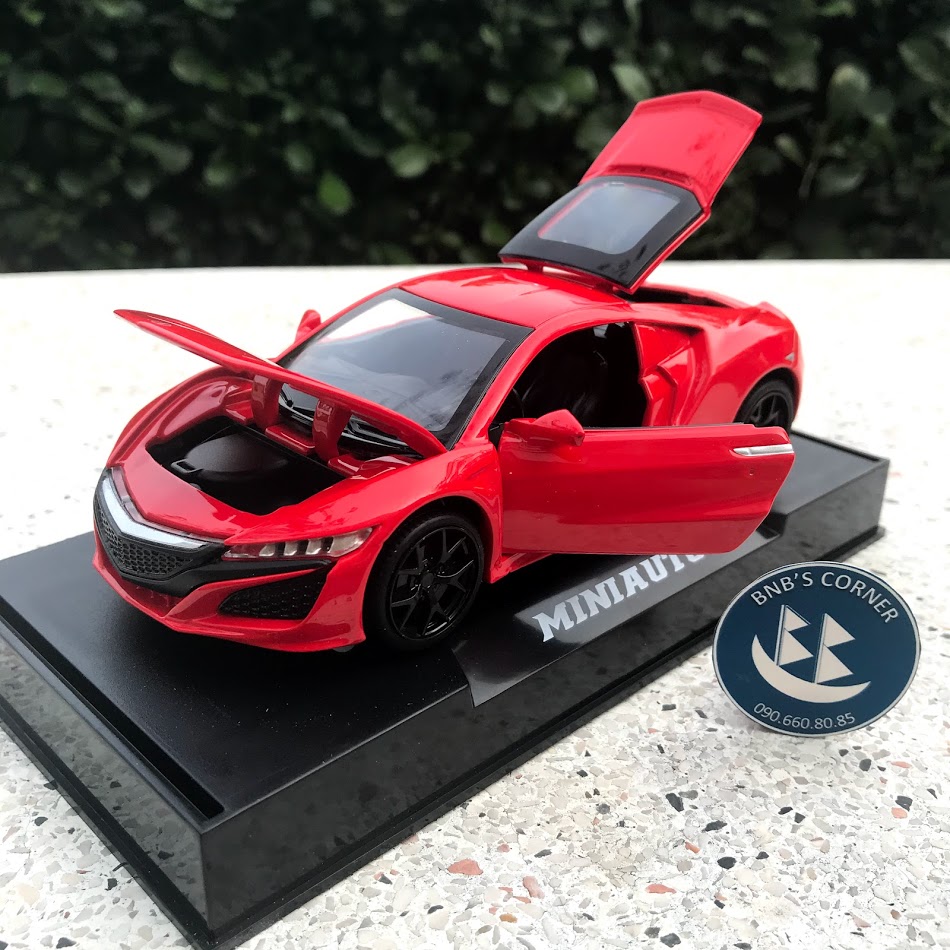 [BNB's Corner] Mô hình xe Acura NSX tỷ lệ 1:32 Mini Auto - Full box