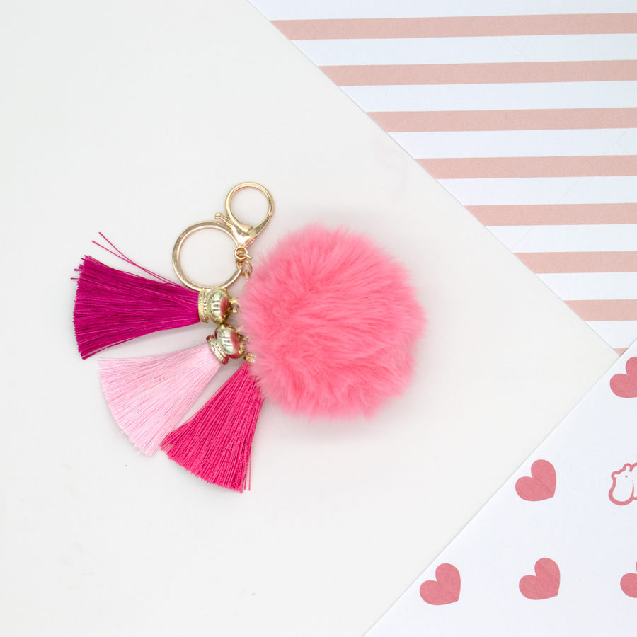 MYKINGDOM - Đồ Chơi CLEVERHIPPO Móc Khóa Pom Pom