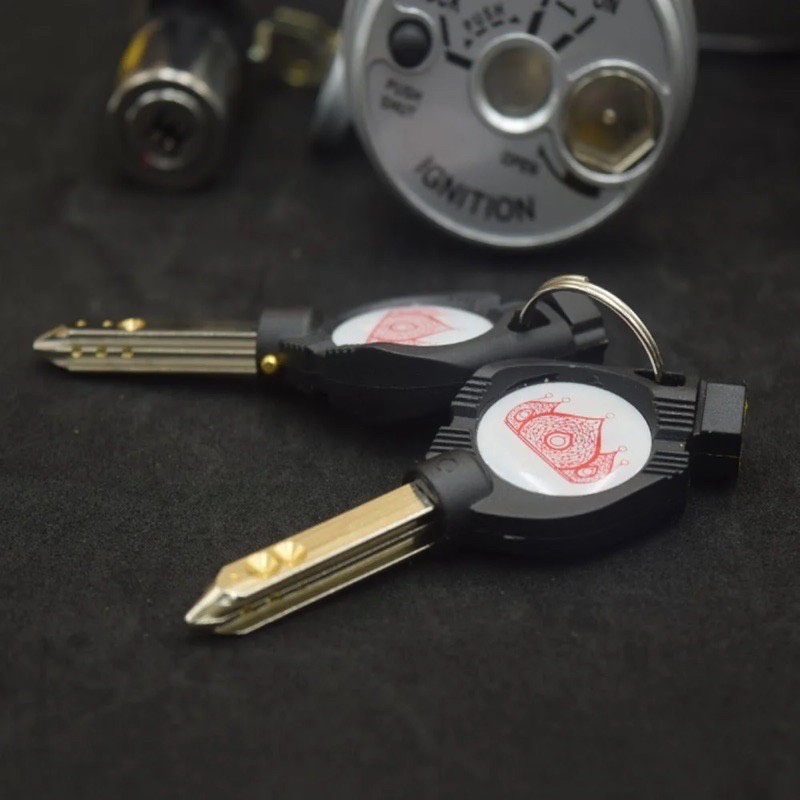 Bộ Ổ Khoá 6 Cạnh Cho Xe Exciter 135 (5 số) Đời 2011->2015