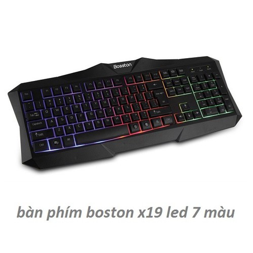 [HCM]Bàn phím Bosston X19 LED NỀN