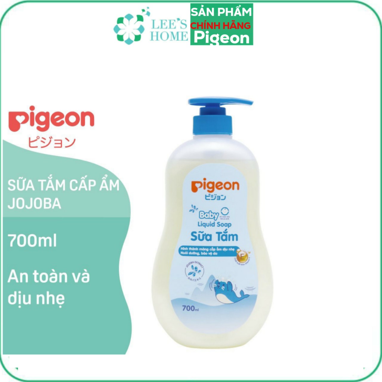 Sữa Tắm Pigeon cho bé 700ml - Dầu gội Pigeon 700ml cho bé - DAYSOFF