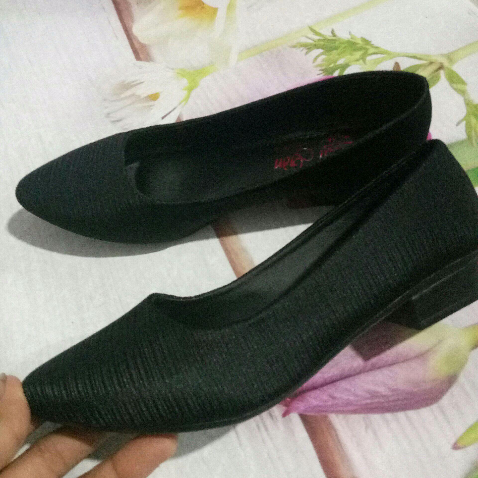 [ảnh thật] Giày bệt 2P búp bê vải lụa [-phom nhỏ, khách nên đặt tăng 1 size ] an toàn duyên dáng