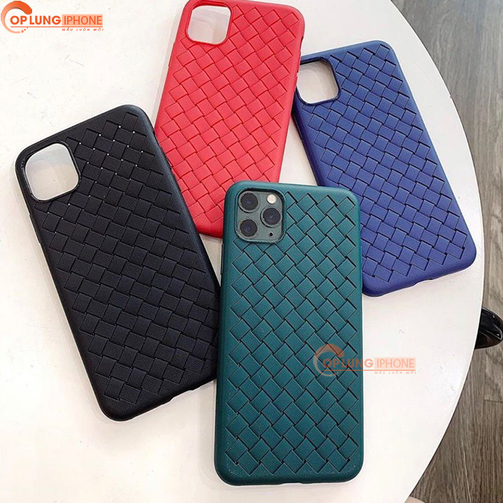 [ HÀNG SỈ XẢ KHO ] Ốp Lưng IPhone Dẻo Tản Nhiệt Thoáng Khí Đan Caro cho iPhone 6  IPhone 6 Plus  IPhone 7 PLus