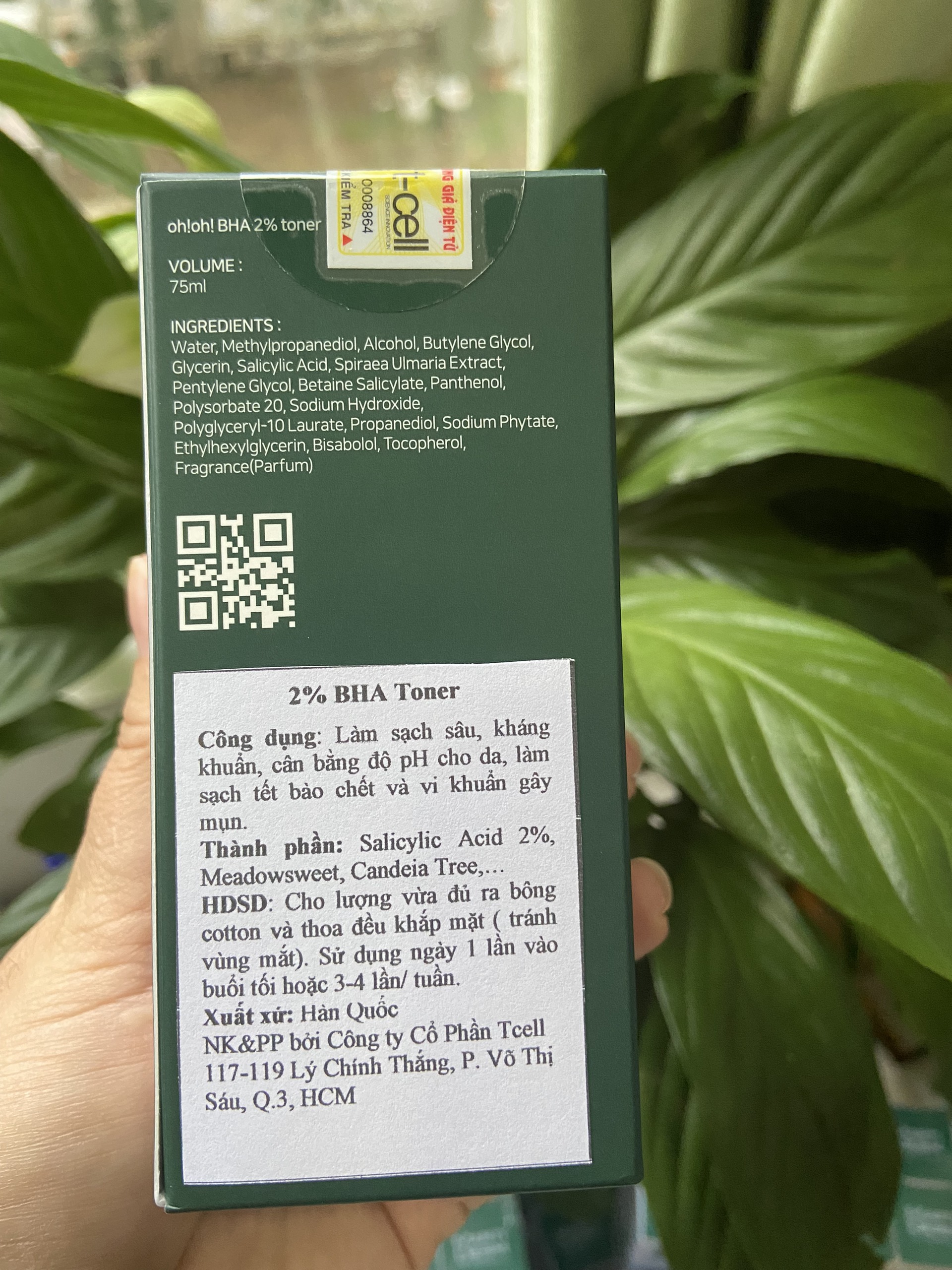 [HCM]Dung dịch BHA 2% Oh!Oh!