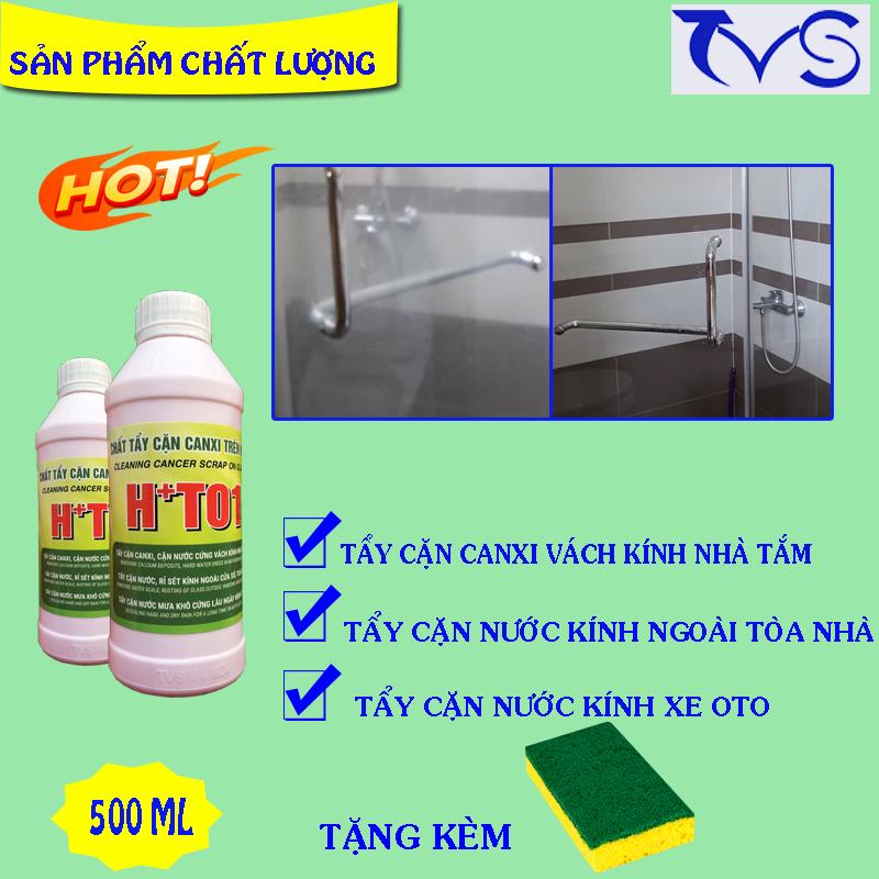 Tẩy ố mốc kính H+T01, tẩy ố mốc kính ô tô, tẩy ố mốc kính phòng tắm, tẩy ố kính phòng tắm, tẩy cặn canxi trên kính H+T01, tẩy cặn nước H+T01