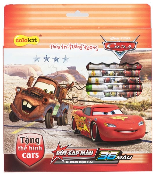 Bút sáp 36 màu Thiên Long CR-C032 ( Tặng thẻ hình card )