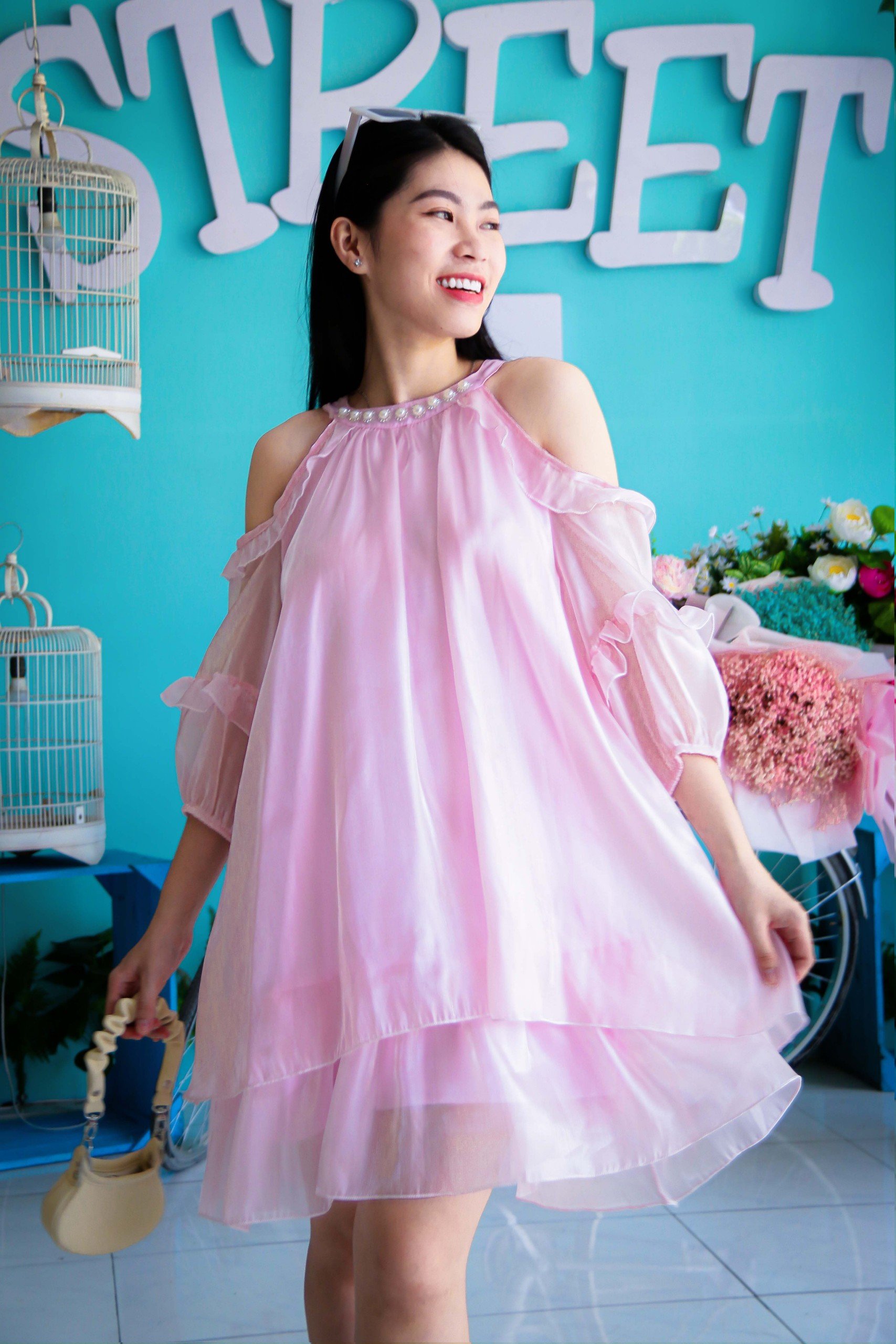 VÁY TƠ 2 TẦNG SIÊU XINH
