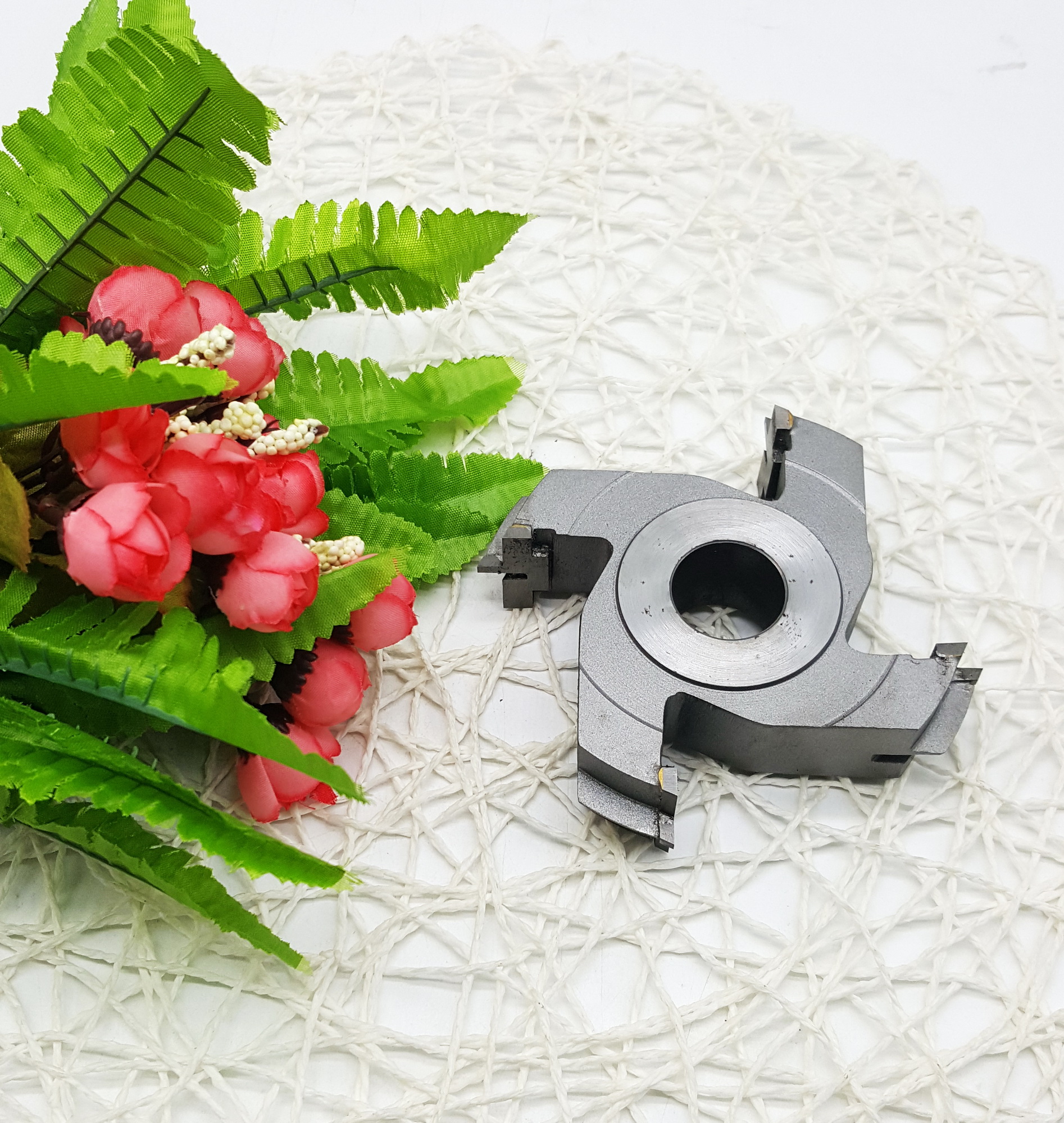 MŨI PHAY TUPY DÀNH CHO MÁY TUPY LỚN GHÉP VÁN RĂNG LƯỢC( 1 NHÂN) CAO 3 PHÂN , TRỤC 25.4