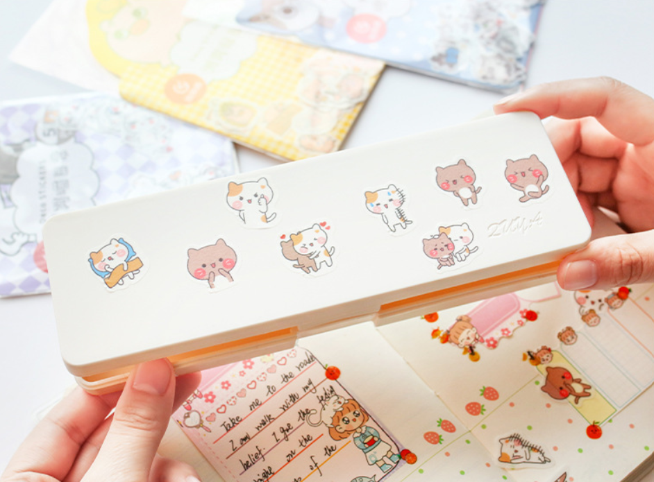 [Có sẵn] Sticker gói mẫu hình con vật dễ thương