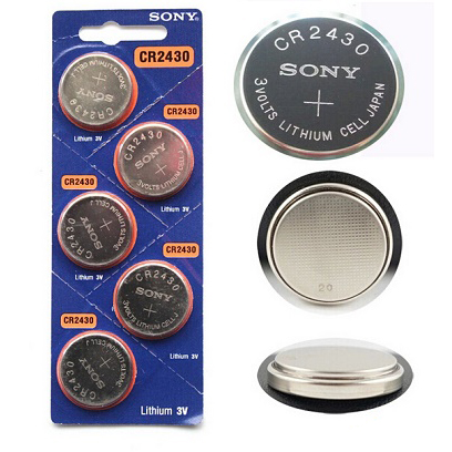 Pin Sony CR2430 lithium 3V (Pin CMOS) - Made in Indonesia dùng cho các thiết bị điện điện tử đồng hồ CMOS  Remote...