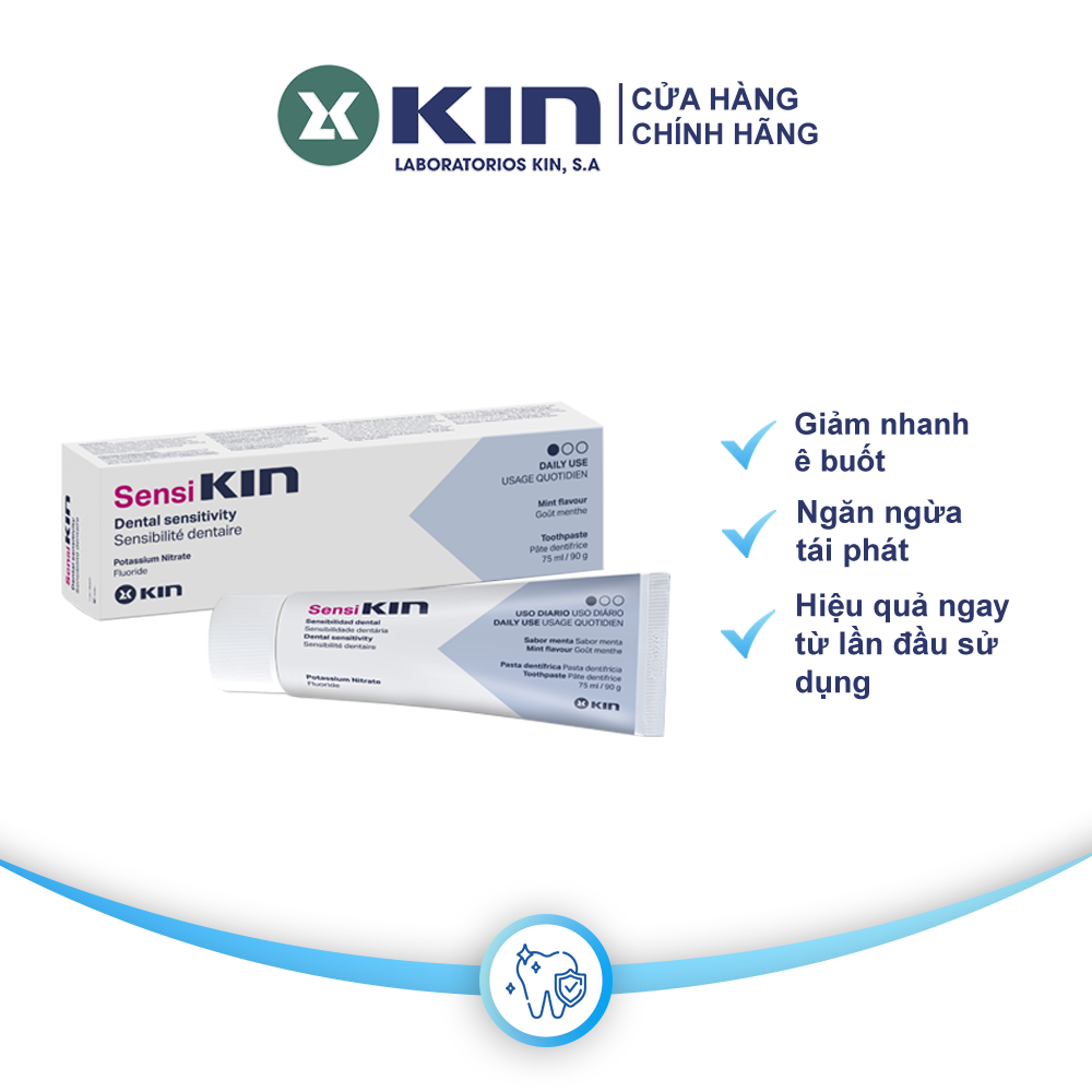 Kem Đánh Răng SensiKin Dành Cho Răng Nhạy Cảm Ê Buốt
