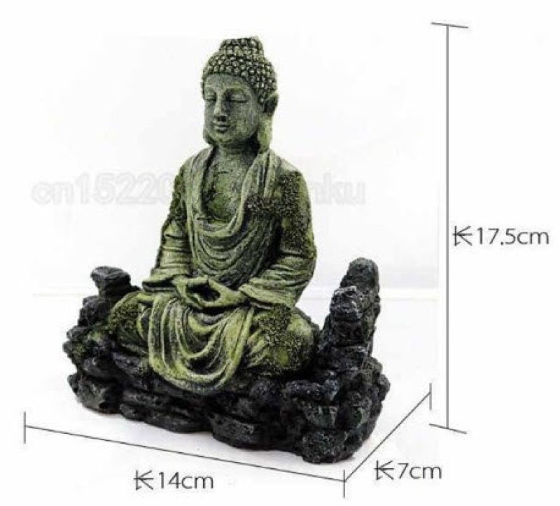 Tượng Phật Thiền Trang Trí Bể Cá, Bể Bán Cạn, Bể Thủy Sinh