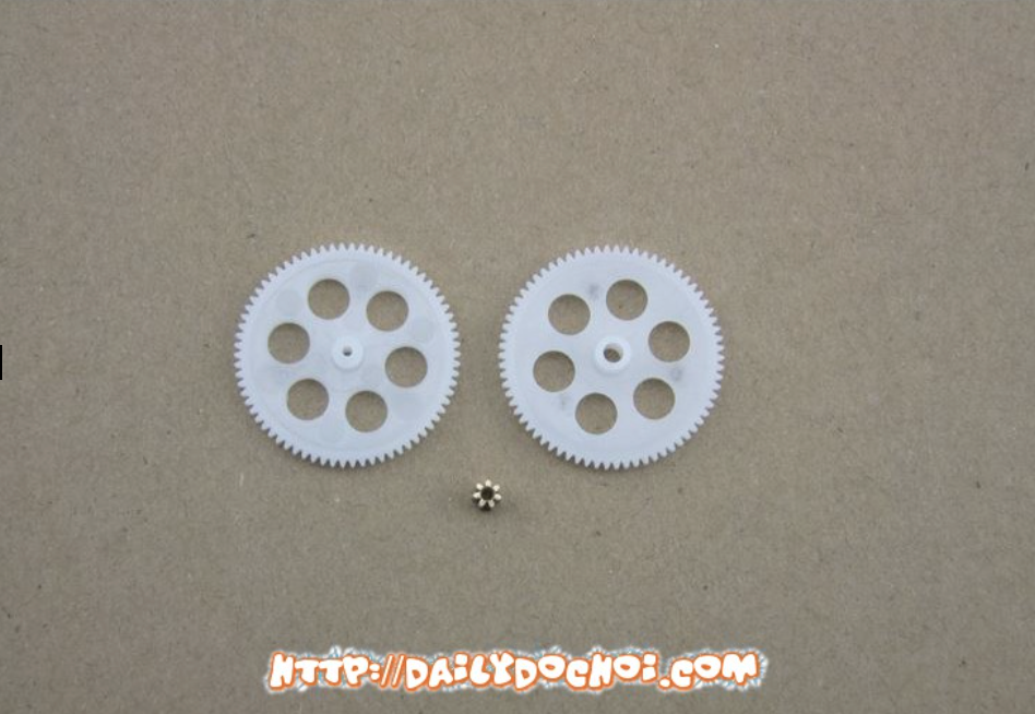 BR44 M0.3 BỘ BÁNH RĂNG BẰNG NHỰA MODULAR LẮP MÁY BAY TRỰC THĂNG ĐIỀU KHIỂN TỪ XA