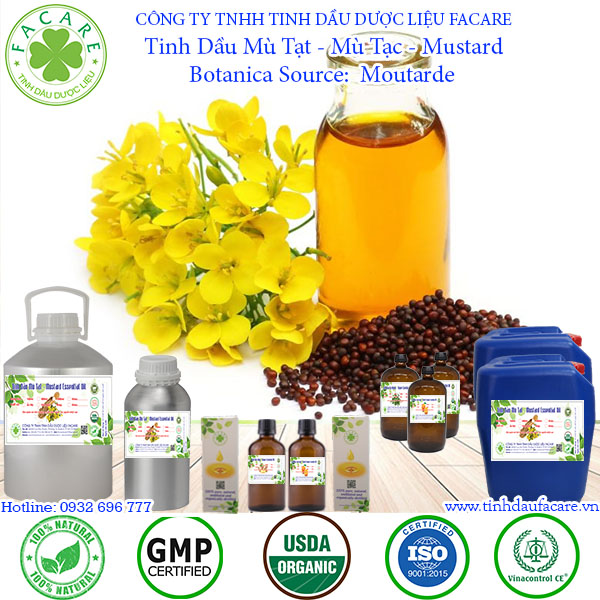 Tinh dầu Mù Tạt Mustard essential oil - 10ml