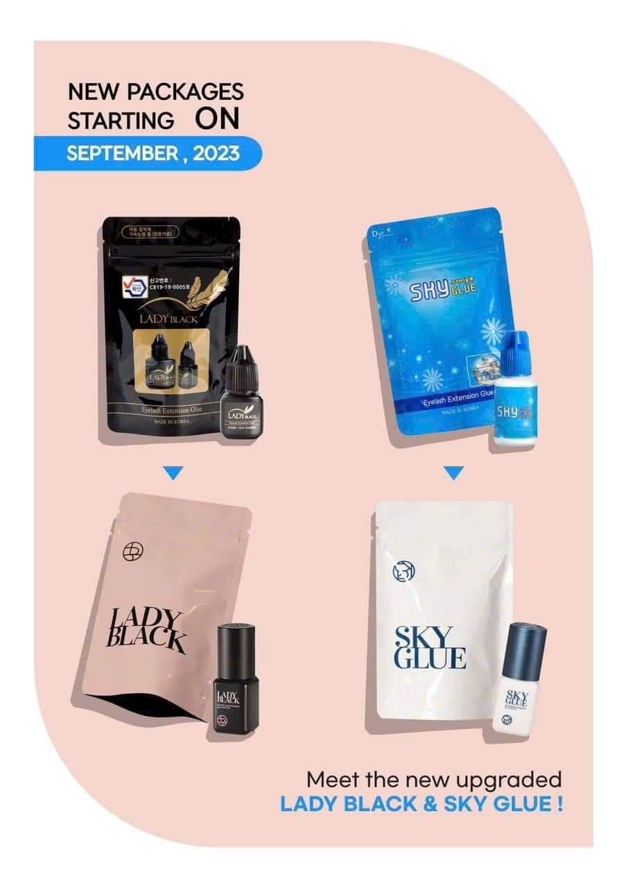 Keo nối mi Sky D+  hàn quốc ( chai 5ml )