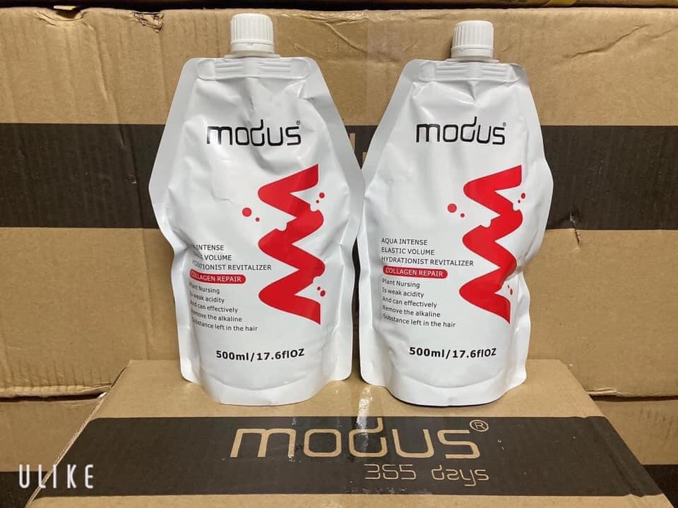[ Tặng Mũ Ủ ] Kem Ủ Tóc Modus Collagen Phục Hồi 500ml