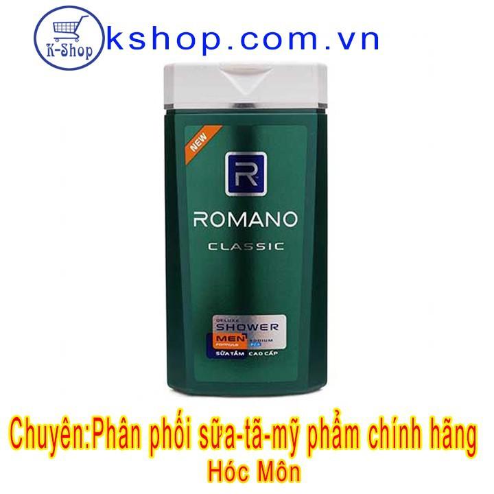 [HCM]Sữa tắm Romano Classic chai 150g