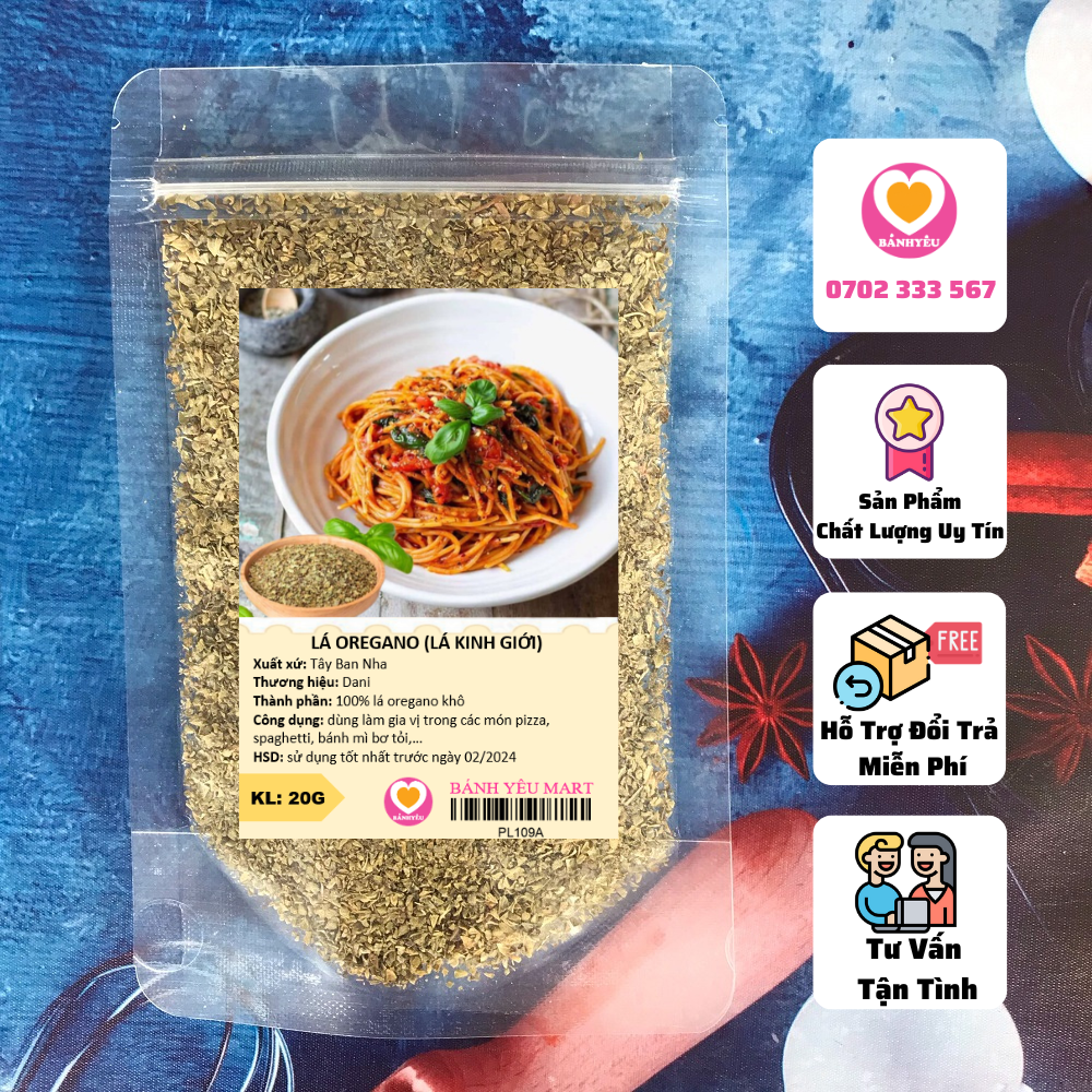 Lá Oregano khô (CHIA - 20g)