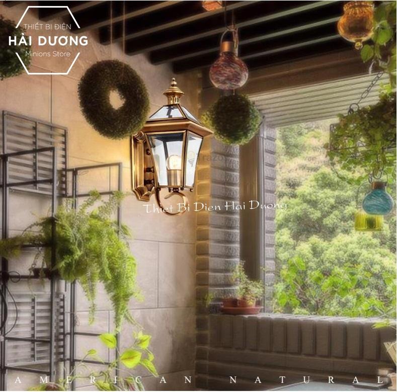 Đèn Gắn Tường Cao Cấp Đồng Nguyên Chất Trang Trí 0623S - Đã bao gồm bóng - Bảo hành 12 tháng