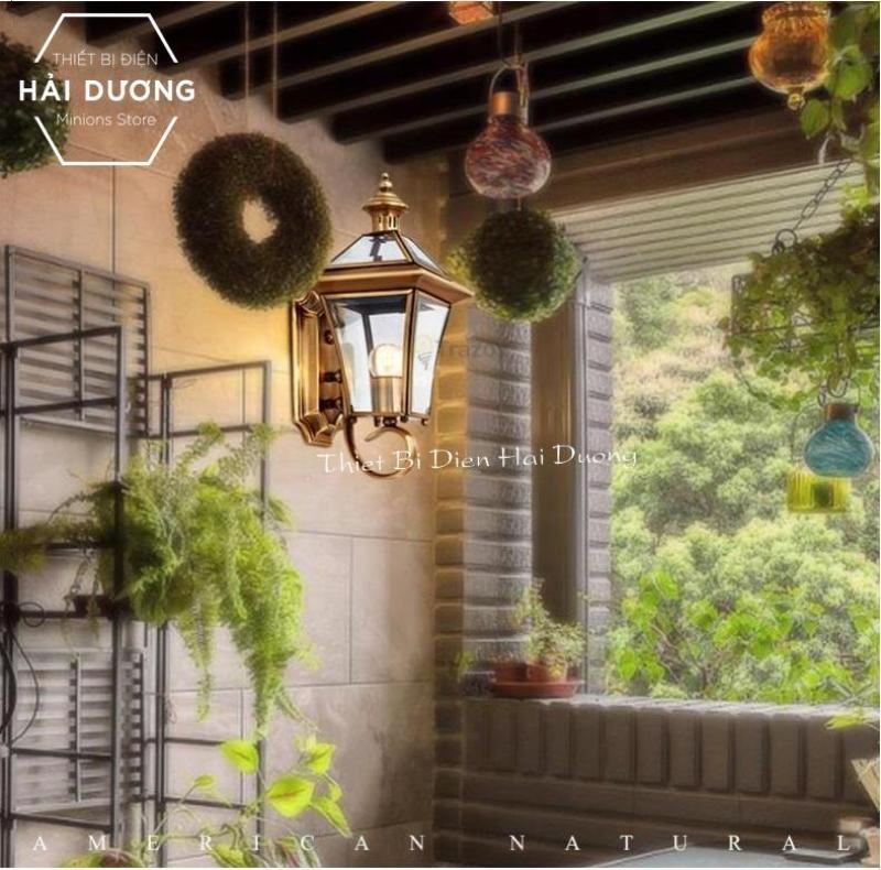 Đèn Gắn Tường Cao Cấp Đồng Nguyên Chất Trang Trí 0623S - Đã bao gồm bóng - Bảo hành 12 tháng