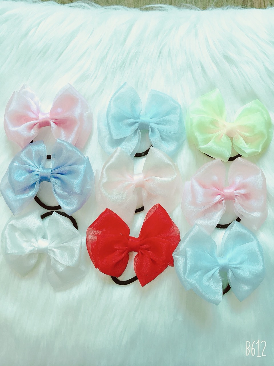 Sỉ 10 dây cột tóc voan (Nhiều mẫu) - phukienteen