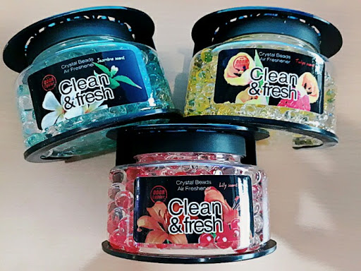 GEL THƠM KHỬ MÙI DẠNG HẠT PHA LÊ CLEAN & FRESH 160G