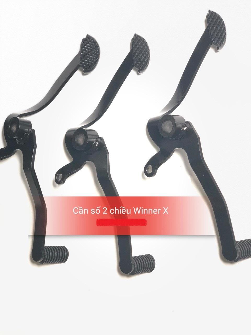 Cần số 2 chiều  Winner X  tĩnh điện đen Vindecal BD
