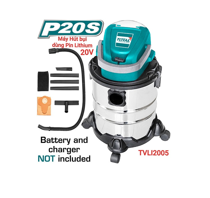 20V Máy hút bụi dùng pin Total TVLI2005