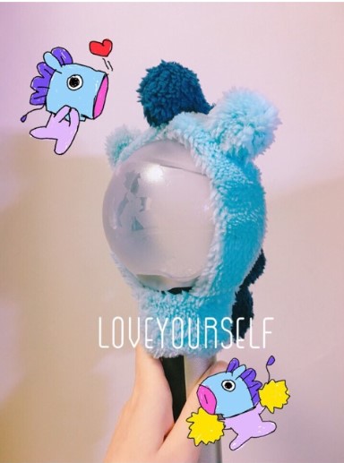 Bờm BT21 trang trí Bomb Lightstick BTS