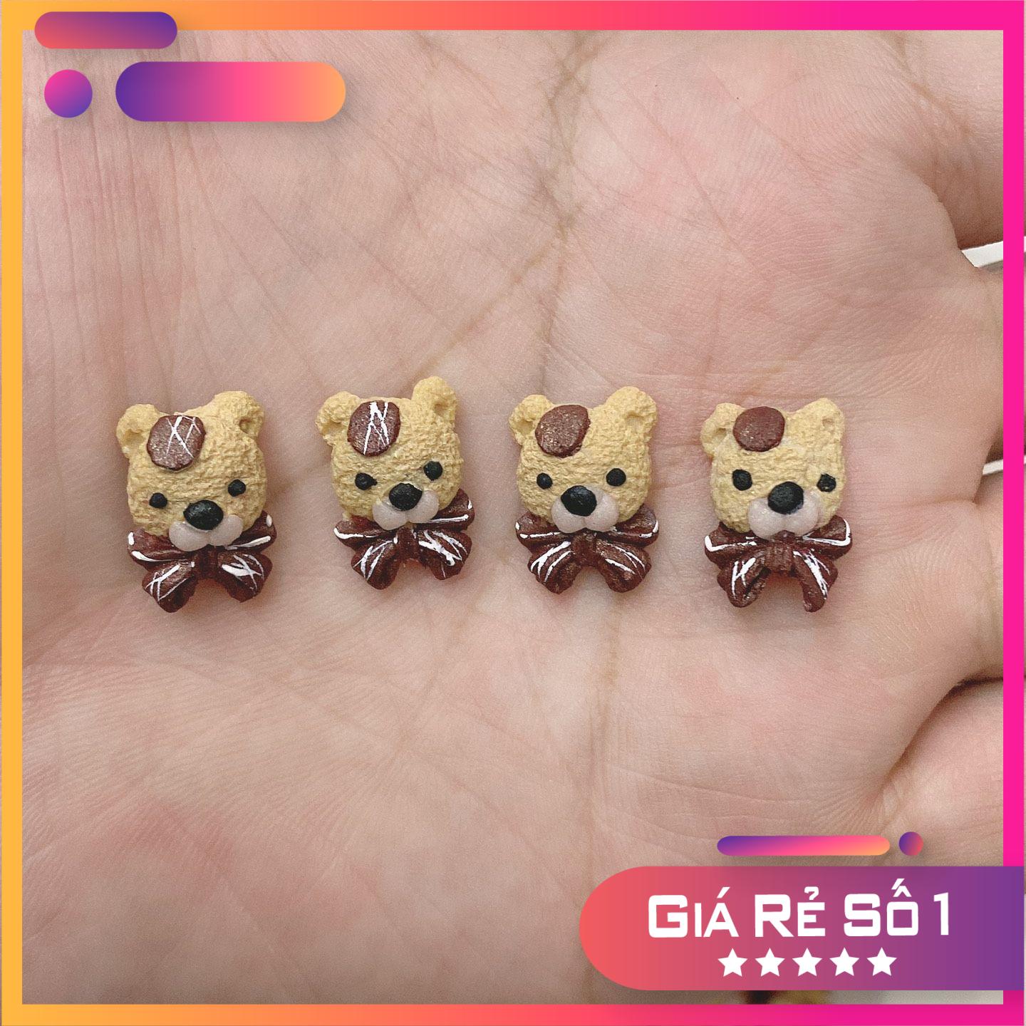 Gấu bột gắn móng siêu đáng yêu (1 con)