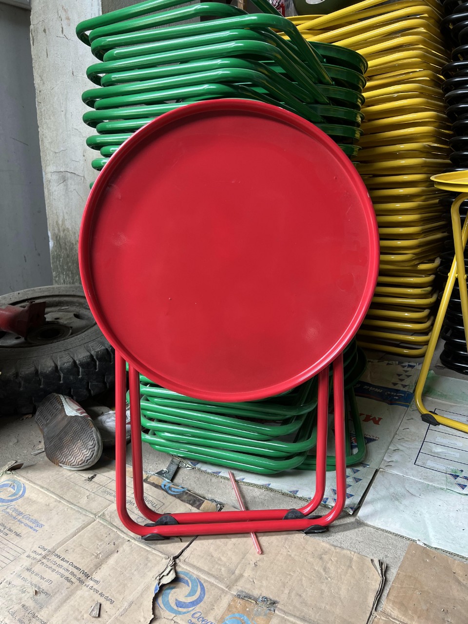 Bàn trà chanh xếp gọn DP04