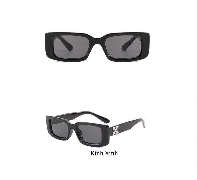 Kính râm, Kính mát OffWhite Mắt vuông nhỏ basic