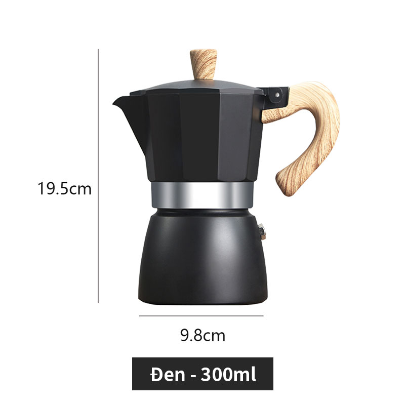 Bình pha cà phê 300ml Moka Pot Ấm pha cà phê moka Chất lượng cao Coffee kettle