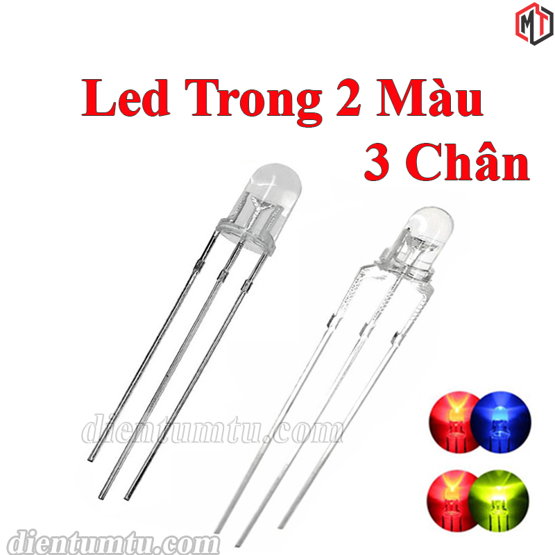 Led 2 Màu 3 Chân - 3mm - 5mm
