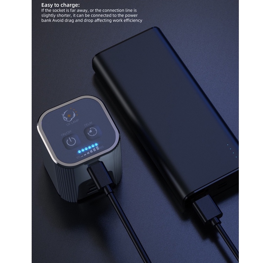 Đèn sấy keo UV Smart (có pin)