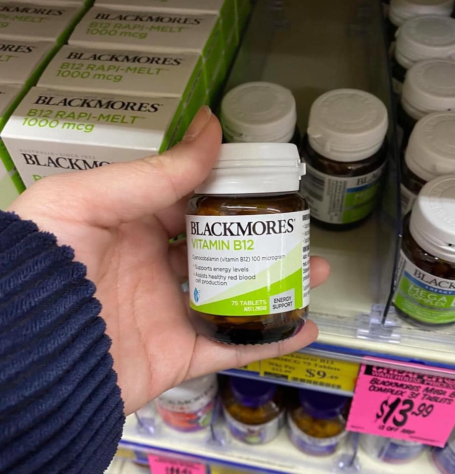 Vitamin B12 Blackmores 75v