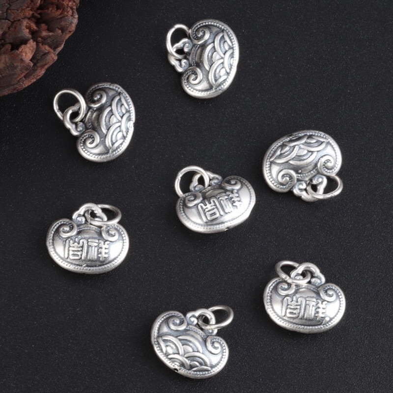 [S925] Charm bạc 3D khánh như ý - MH787