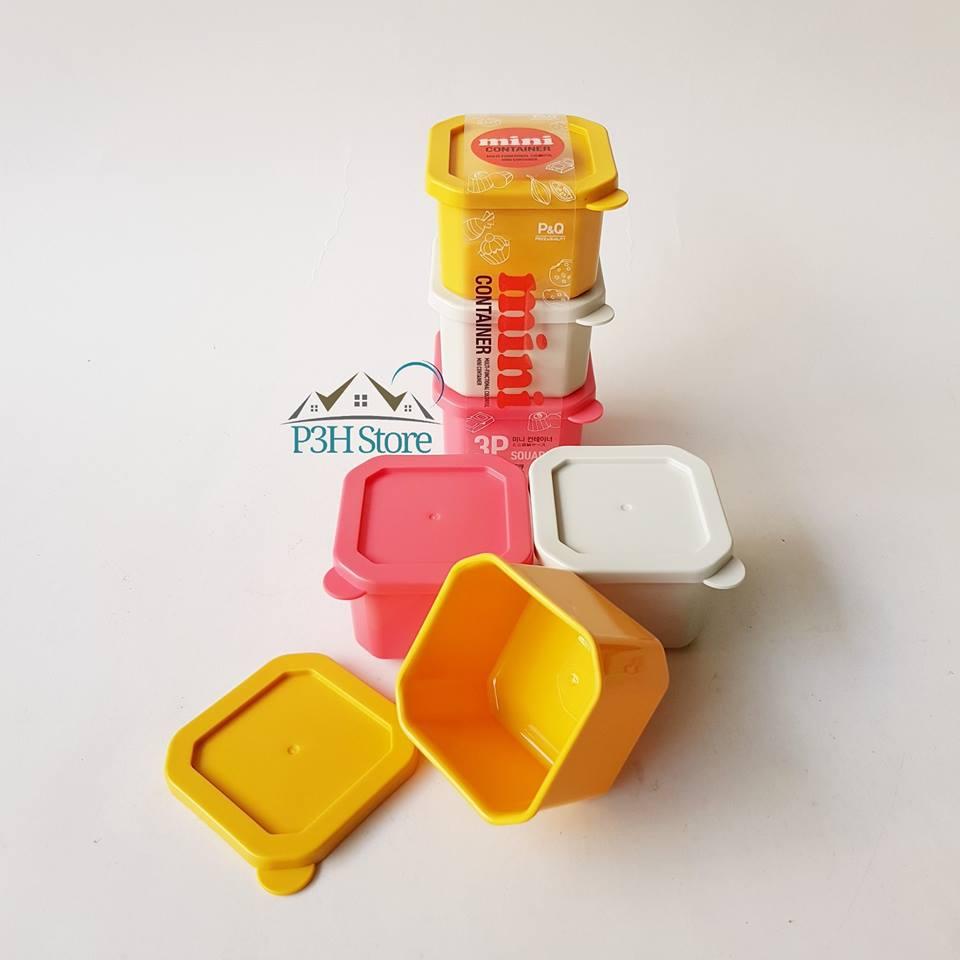 Combo 2 bộ Mini container Lock&Lock P-1129 ( 6 hộp nhỏ )