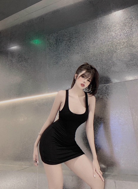[HCM]Đầm body ba lỗ ôm dáng cực xinh