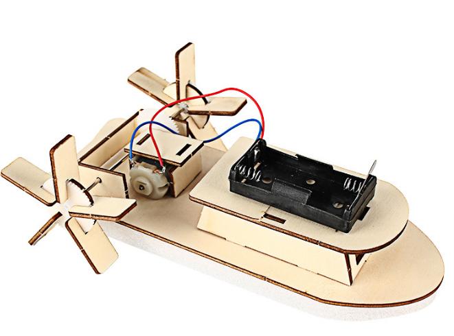 [Stem] Thuyền gỗ động cơ tự động