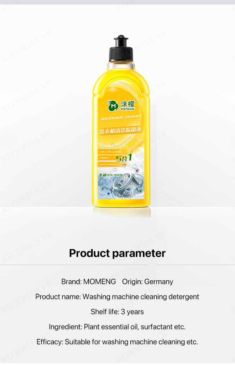 NianMiao Remove Tough Stains and Kill Germs with Washing Machine Cleaner