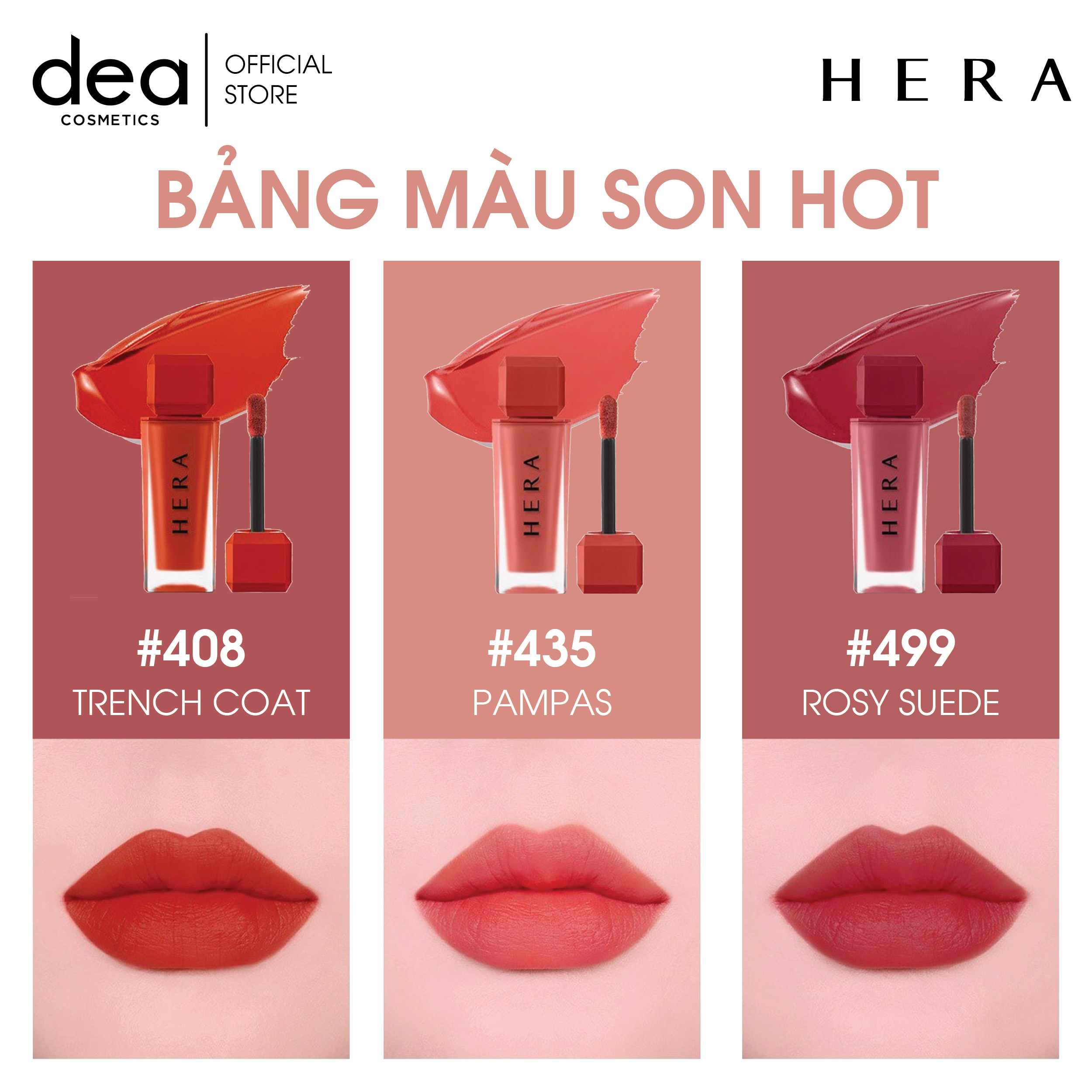 Son Kem Lì Hera Sensual Powder Matte