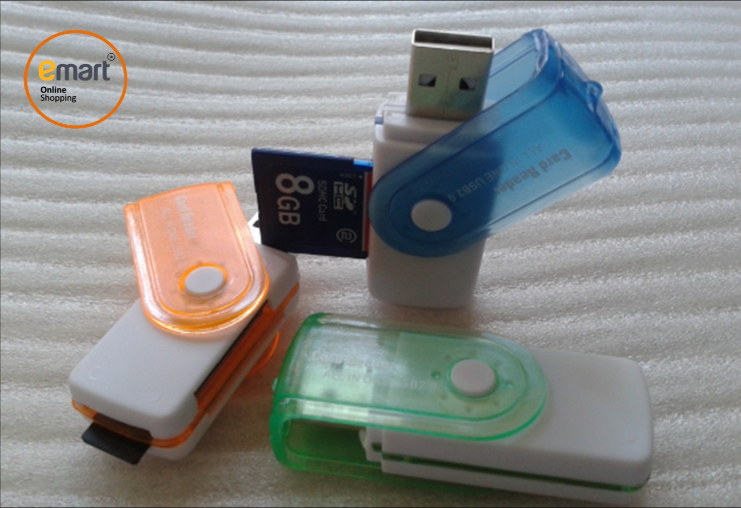 Đầu đọc thẻ nhớ All in one tốc độ cao (màu ngẫu nhiên)