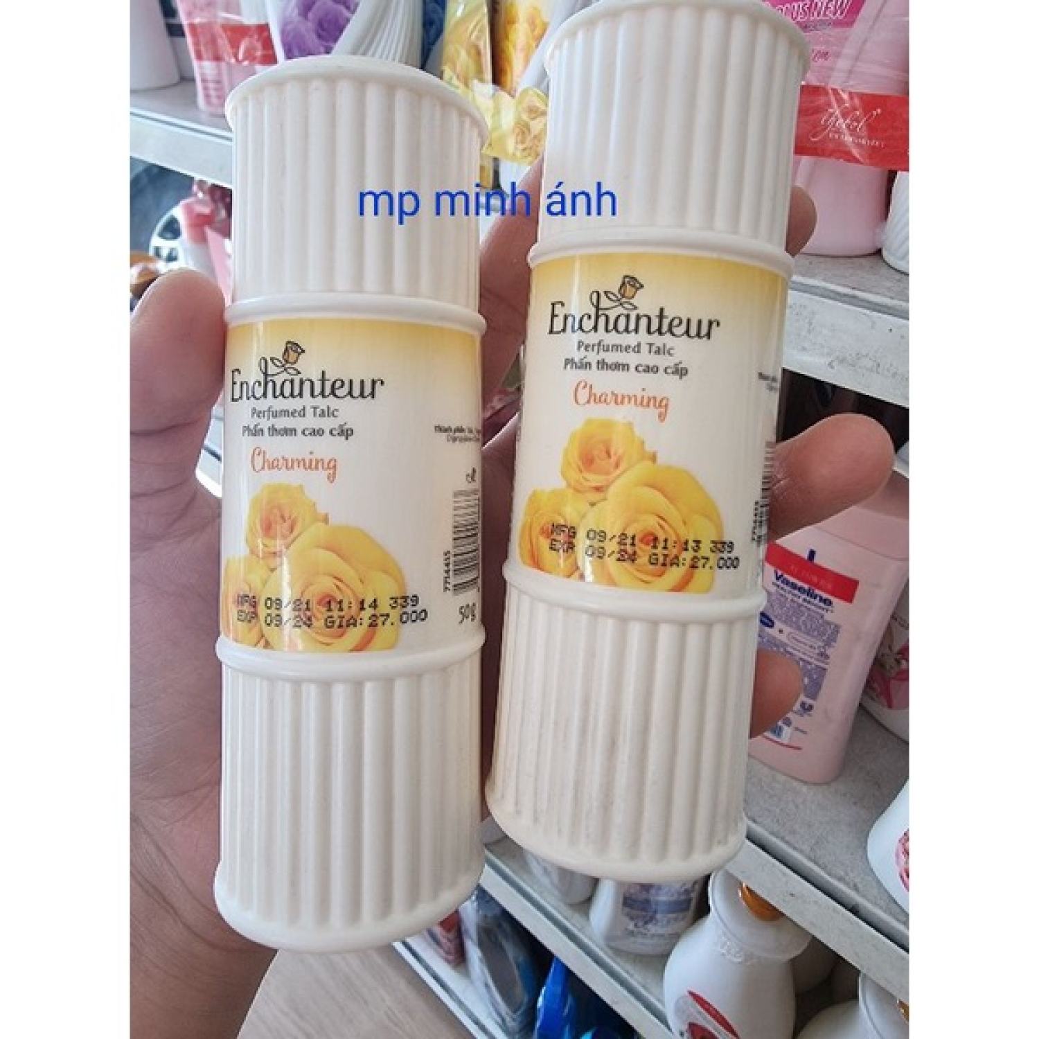 phấn thơm enchanteur charming 50gr { chính hãng cty }