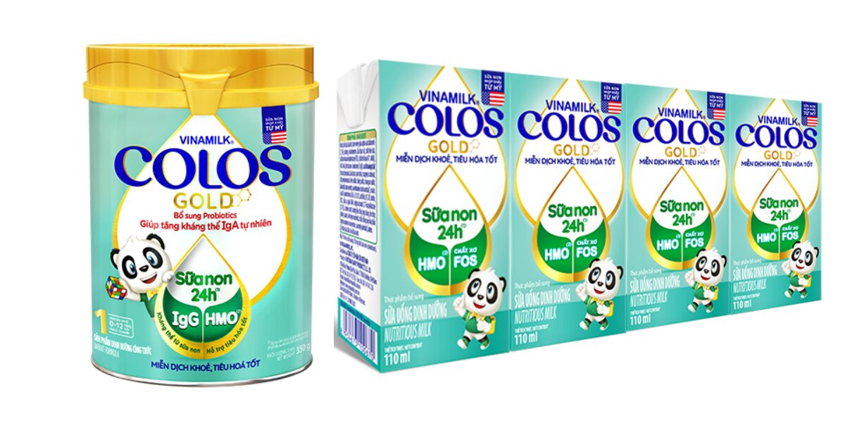 Sữa Non Vinamilk Colos Gold 1 2 3 800g [Date 2023]