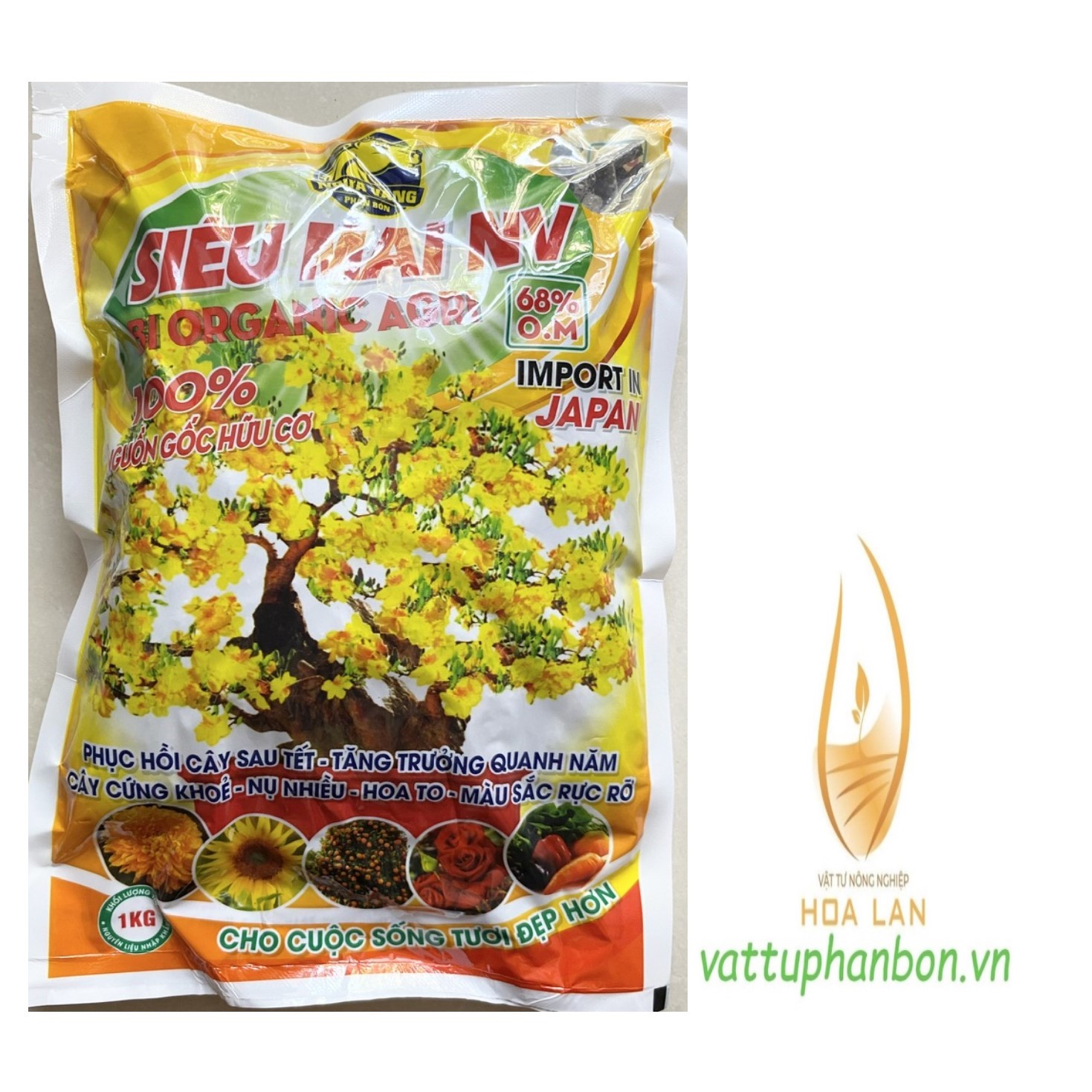Phân bón siêu mai nv bi organic agri nguồn gốc hữu cơ - japan - #535a# 1kg