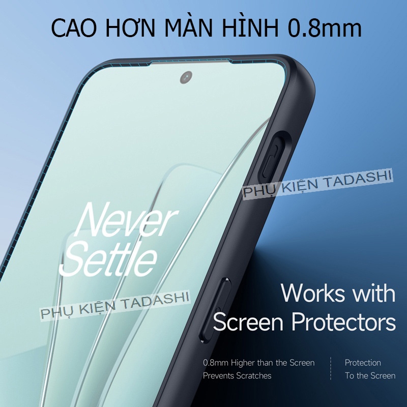 Ốp Lưng Oneplus ACE 2/ Oneplus ACE 5/ ACE 5 Pro/ ACE 6, Oneplus 11R, Oneplus ACE 2 Pro, Oneplus ACE 2V/ Oneplus 15/ 13 Viền Dẻo TPU Đen Chống Sốc, Lưng CỨNG Mờ Chống Vân Tay, Có Gờ Bảo vệ camera